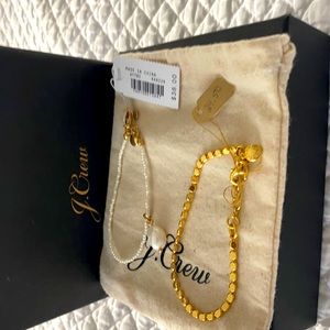 Two new JCrew Bracelets with tickets on